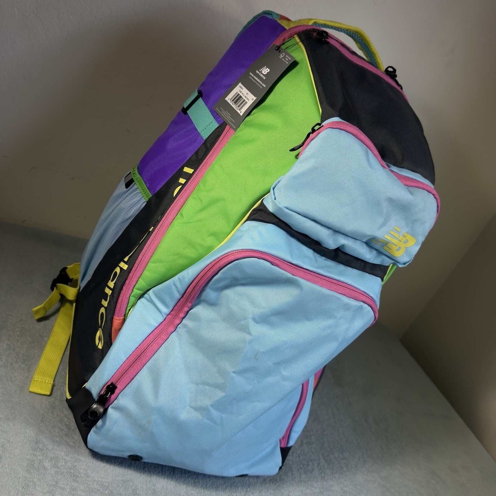 Nwd New Balance Team Field Color Block Patchwork Backpack Cotapaxi Style
